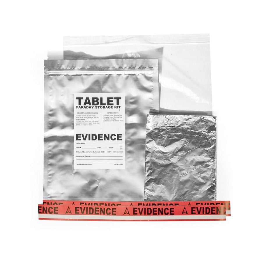 Arrowhead Forensics Medium Faraday Storage Kit - 13 x 15 inches - 10/pk-Tactical Source LLC