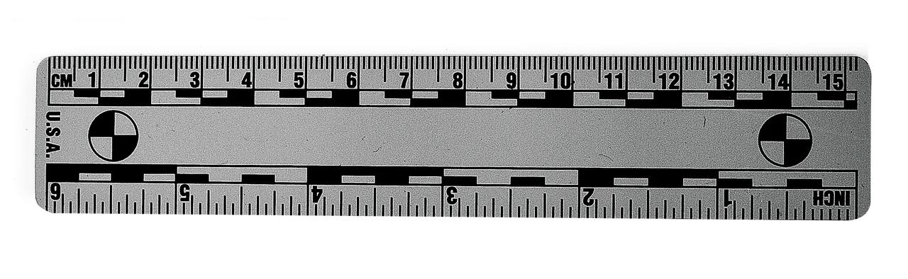 Arrowhead Forensics Plastic Photo Documentation Scales - 18% Gray - 6”/15 cm - 10/pack-Tactical Source LLC