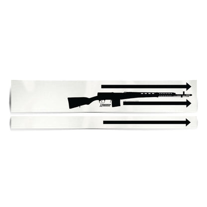 Arrowhead Forensics Printed Tie Down Large Weapons Boxes - Rifle Box - 51.5 x 9 x 3.5 inches - 25/pk-Tactical Source LLC