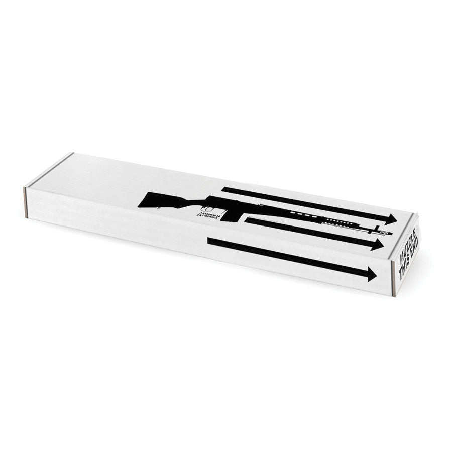 Arrowhead Forensics Printed Tie Down Large Weapons Boxes - Rifle Box - 51.5 x 9 x 3.5 inches - 25/pk-Tactical Source LLC