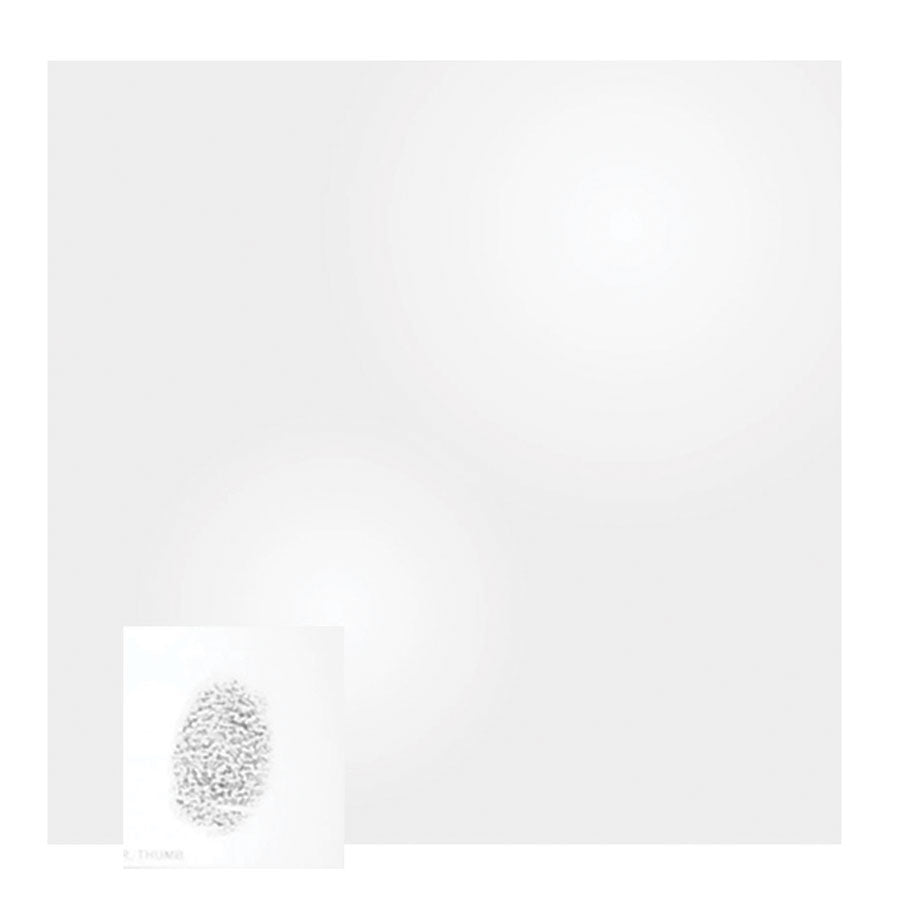 Arrowhead Forensics Quickprints for Collecting Known Fingerprints - 1.5" x 1 7/16" - 100/pk-Tactical Source LLC
