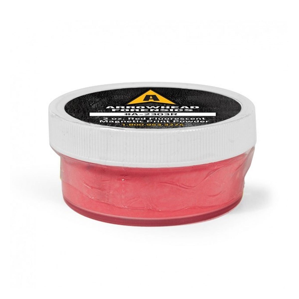 Arrowhead Forensics Red Fluorescent Magnetic Latent Fingerprint Powder 2oz-Tactical Source LLC
