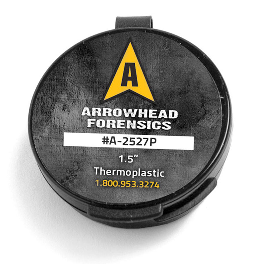 Arrowhead Forensics Round Fingerprint Pad - Thermoplastic - 1 1/2" (1,200 Prints)-Tactical Source LLC