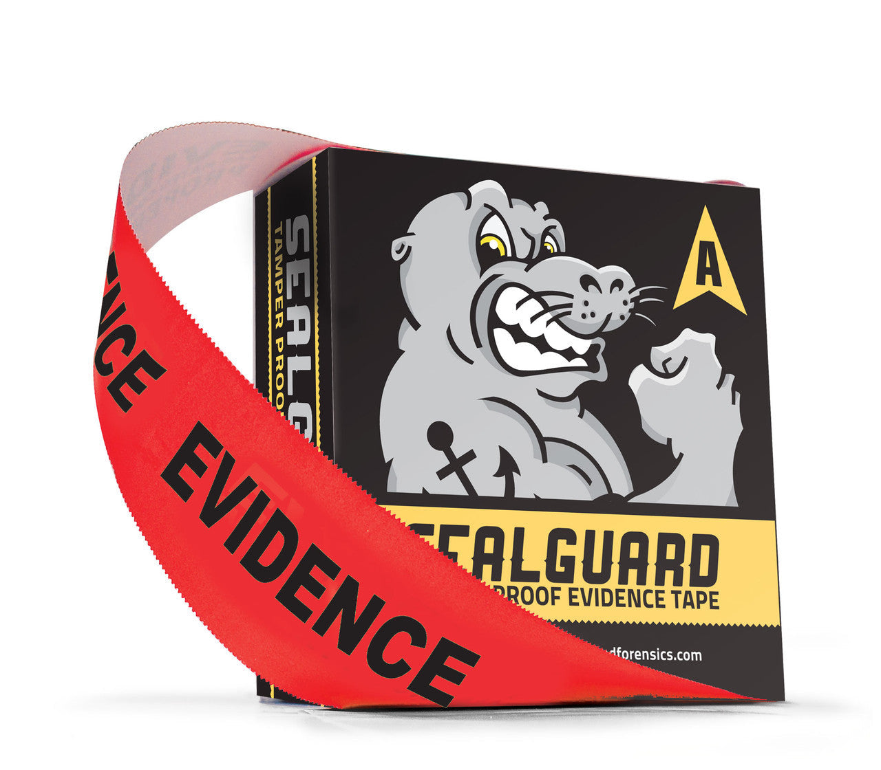 Arrowhead Forensics SealGuard 2" WIDE Split Back Evidence Tape - Solid Red - 2" x 108'-Tactical Source LLC