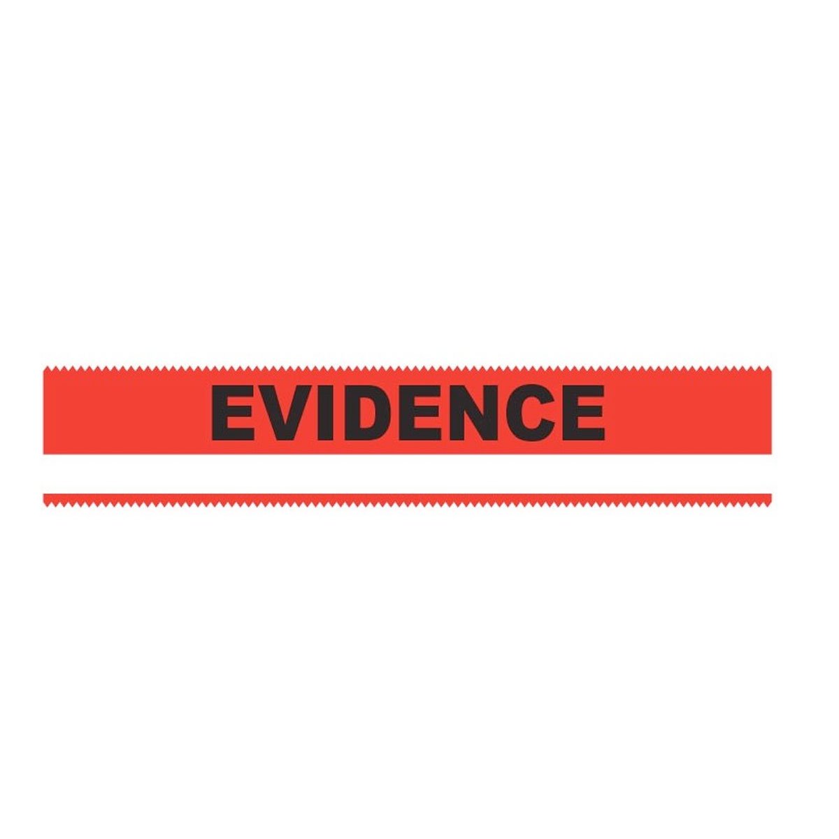 Arrowhead Forensics SealGuard Labels Evidence - Red/White Stripe 100 Box-Tactical Source LLC