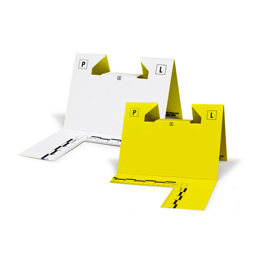 Arrowhead Forensics Single Use Cut Out ID Tents Reversible 100/pk-Tactical Source LLC
