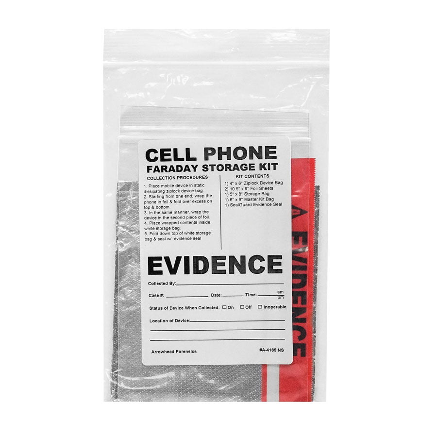 Arrowhead Forensics Small Faraday Storage Kit - 4 x 6 inches - 10/pk-Tactical Source LLC