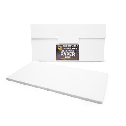 Arrowhead Forensics Sole Print Inkless Shoe Print Replacement Sensitized Paper 8x16 inches 100 pack-Tactical Source LLC