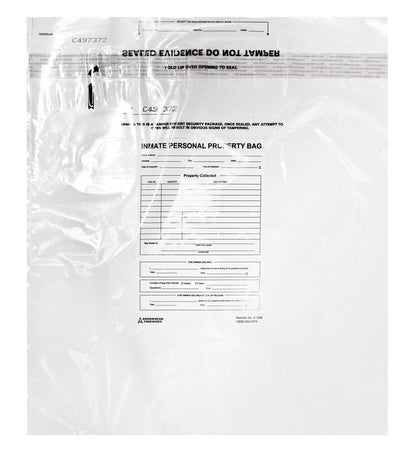 Arrowhead Forensics SureSeal Tamper Indicating Inmate Personal Property Storage Bag - 20” x 20” - 100/pk-Tactical Source LLC