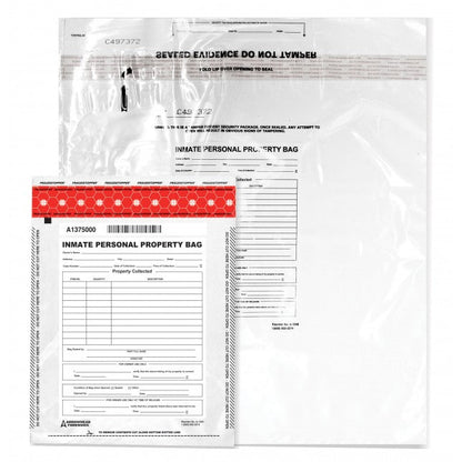 Arrowhead Forensics SureSeal Tamper Indicating Inmate Personal Property Storage Bag - 20” x 20” - 100/pk-Tactical Source LLC