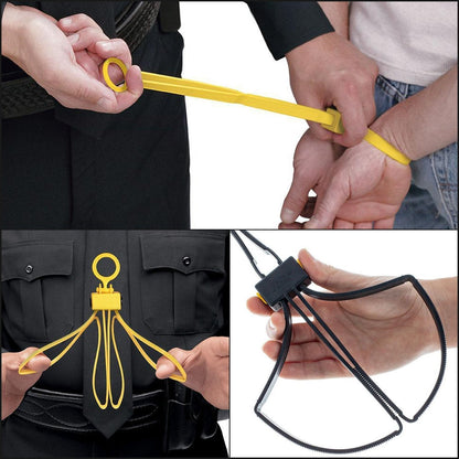 ASP Tri-Fold Restraints Pack of 10 Yellow-Tactical Source LLC