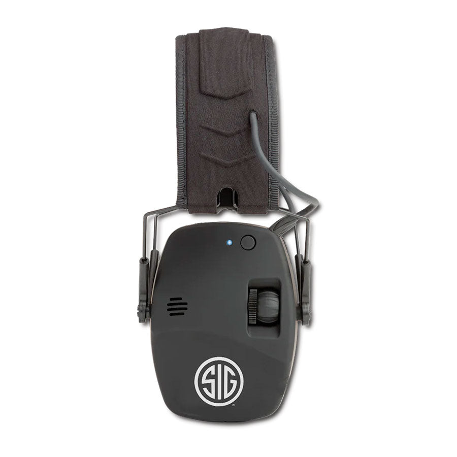 Axil SIG SAUER TRACKR Blu Ear Muff Blue Tooth Hearing Protection-Tactical Source LLC