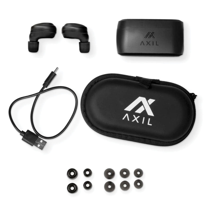 Axil XCOR Tactical Hearing Protection Earbuds with Touch Control and Bluetooth-Tactical Source LLC