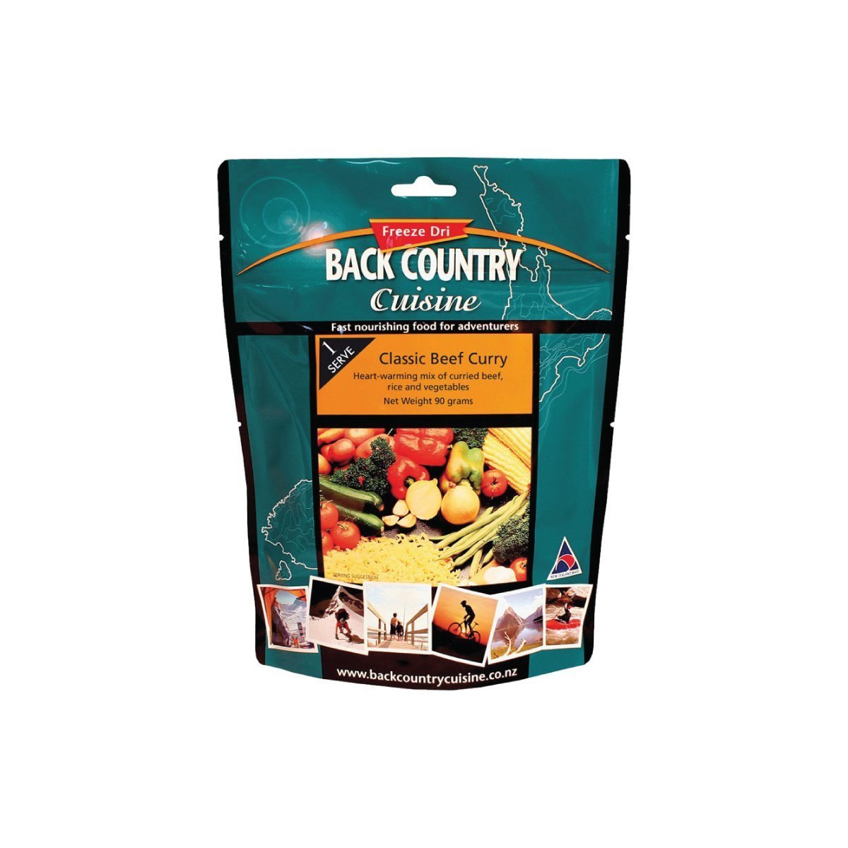 Back Country Cuisine Classic Beef Curry Gluten Free - Pack of 10-Tactical Source LLC