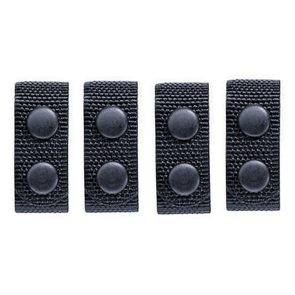 Bianchi AccuMold 7406 Belt Keeper Black Snaps 2.25"-Tactical Source LLC