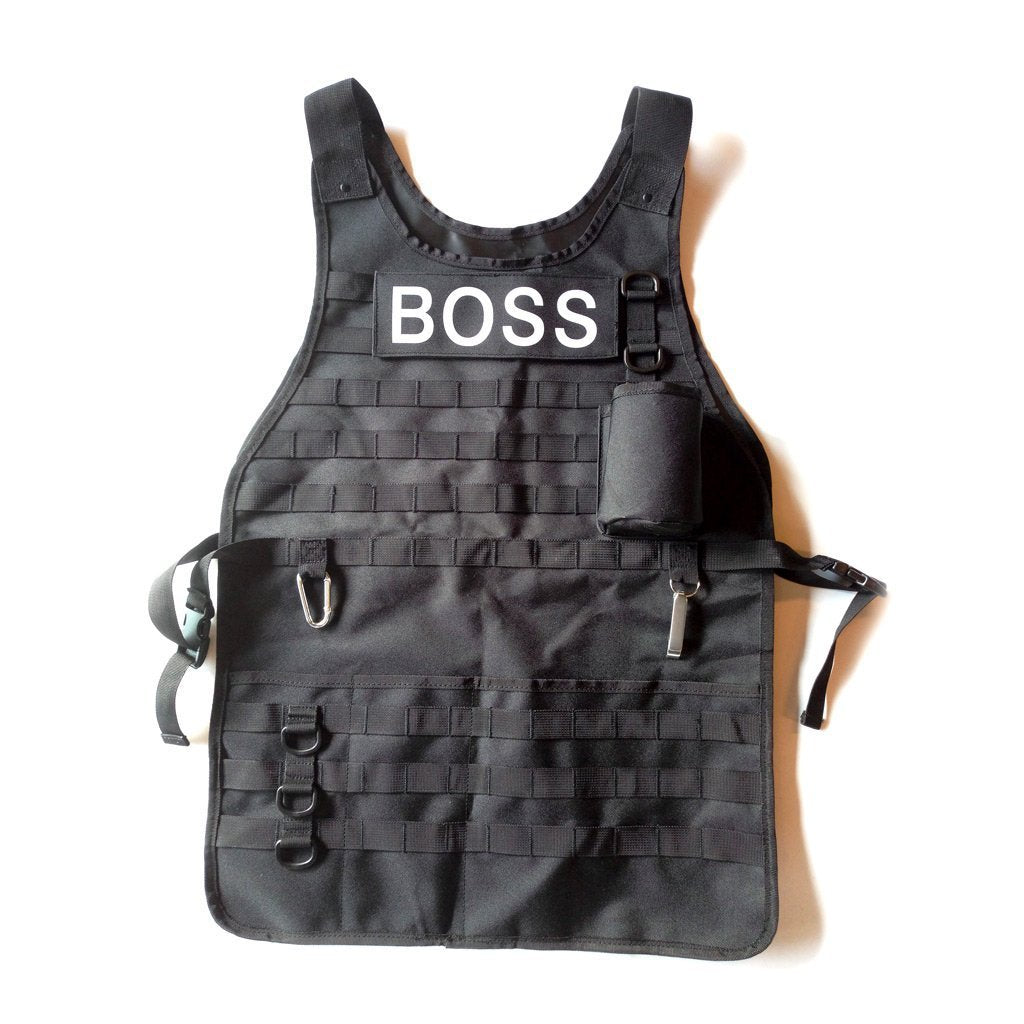 Caliber Gourmet Tactical BBQ Apron With Carabiner and Bottle Opener-Tactical Source LLC