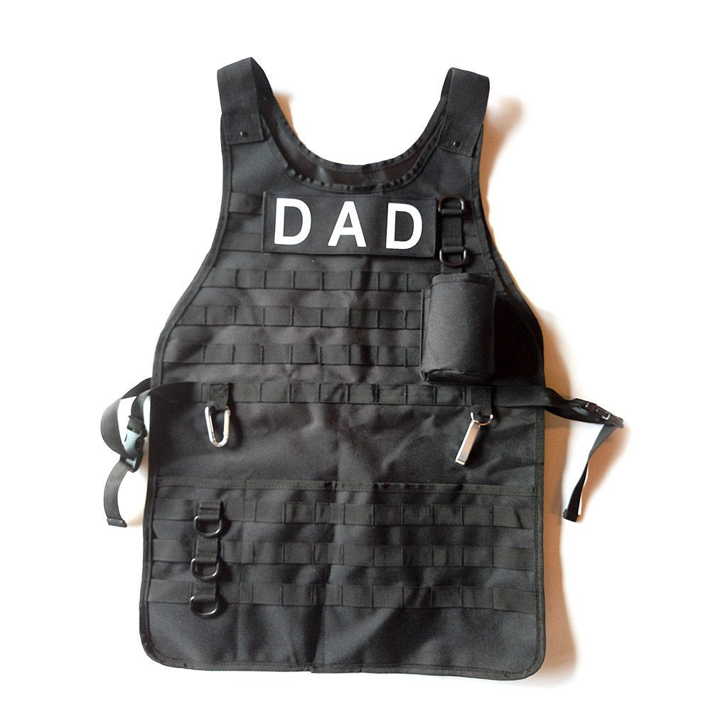 Caliber Gourmet Tactical BBQ Apron With Carabiner and Bottle Opener-Tactical Source LLC