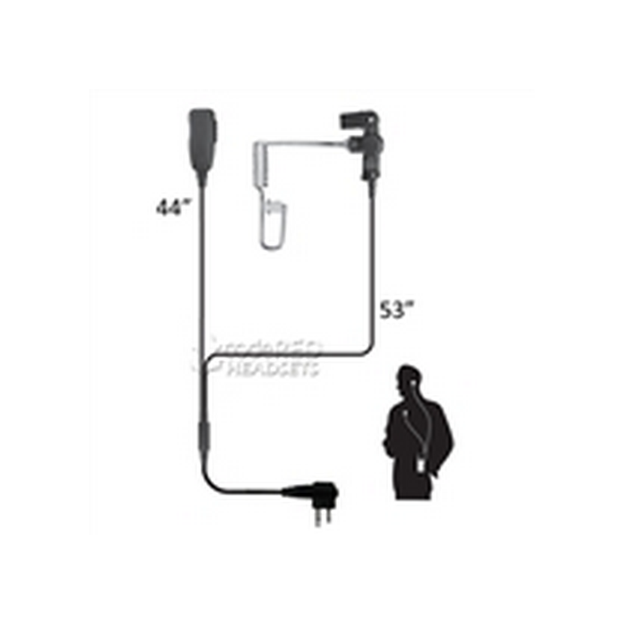 Code Red Headsets Investigator Two-Wire Microphone-Tactical Source LLC