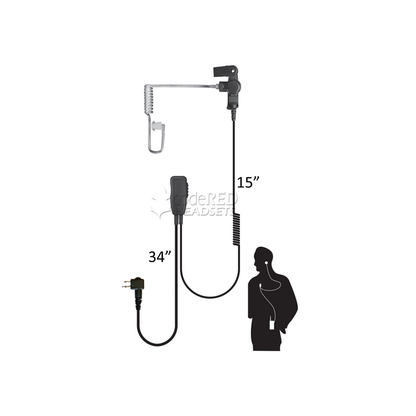 Code Red Headsets Sherlock Single Wire Acoustic Tube Earpiece-Tactical Source LLC