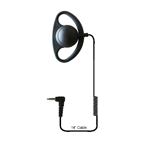 Code Red Headsets Shield JR D-Ring Listen Only Radio Ear Piece-Tactical Source LLC