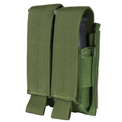 Condor Double Pistol Mag Pouch Olive Drab-Tactical Source LLC