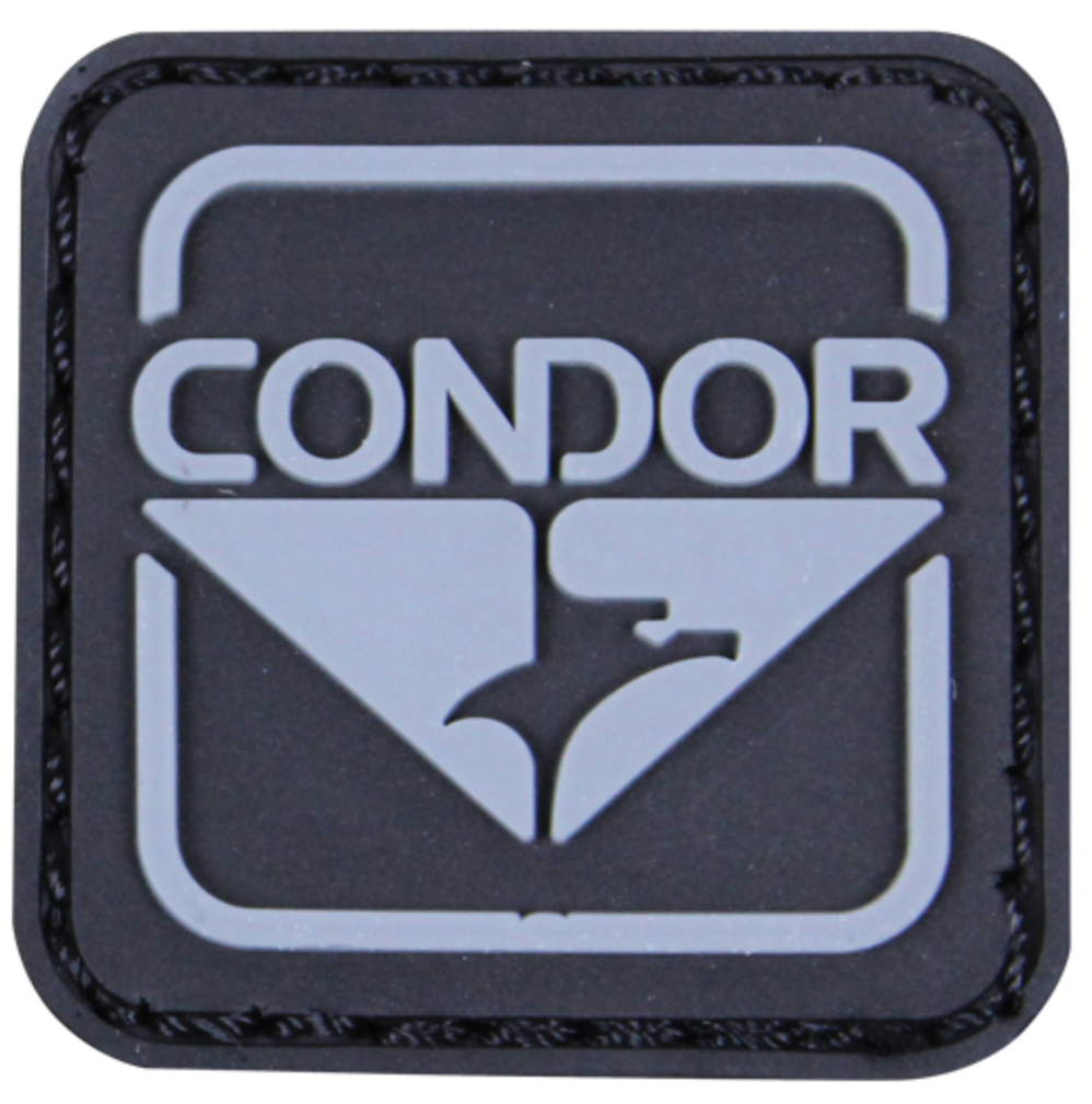 Condor Emblem PVC Patches Black-Tactical Source LLC
