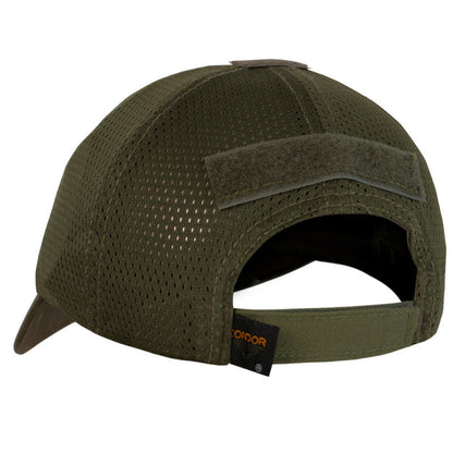 Condor Outdoor Mesh Tactical Team Cap Adjustable with Velcro Closure-Tactical Source LLC