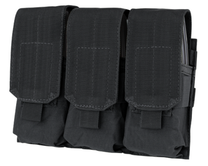 Condor Triple M4 Mag Pouch Black-Tactical Source LLC