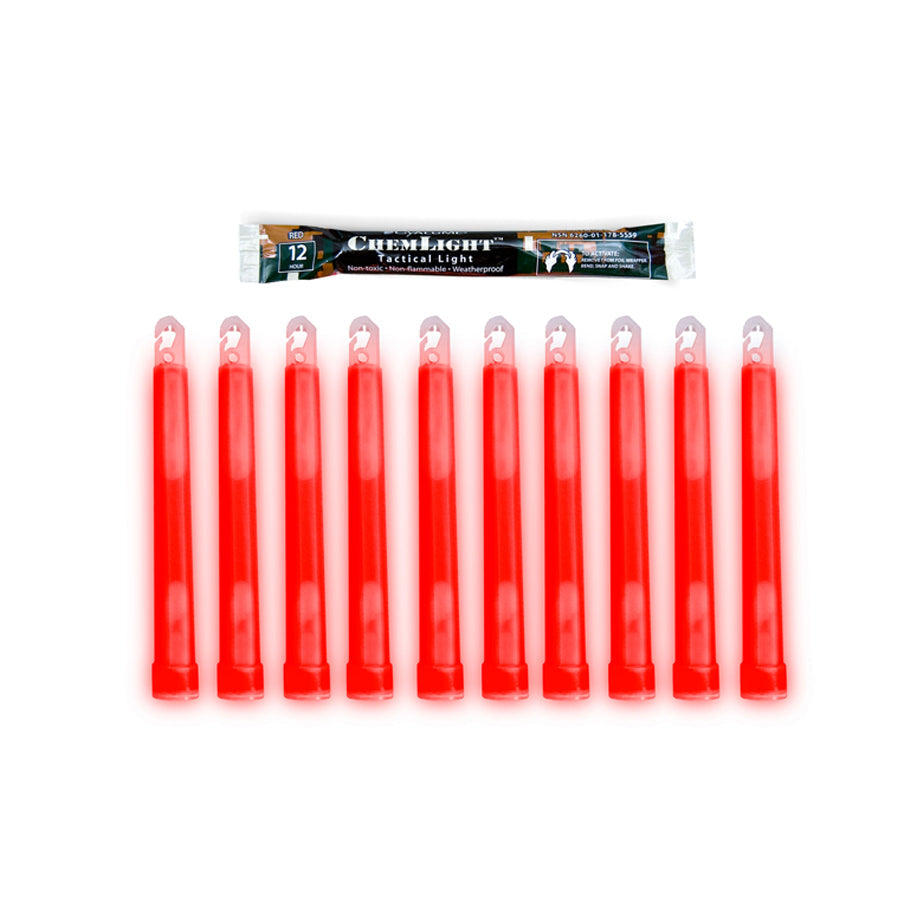 Cyalume ChemLight 6'' 10 Pack-Tactical Source LLC
