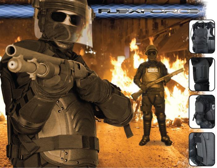 Damascus FX1 FlexForce Modular Hard Shell Crowd Control Complete System includes Helmet-Tactical Source LLC