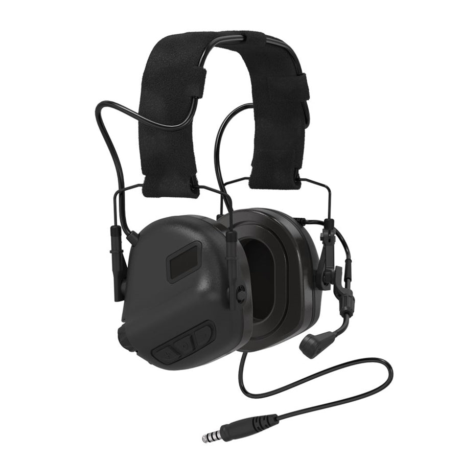 Earmor M32 PLUS Electronic Earmuffs with Microphone - Black-Tactical Source LLC