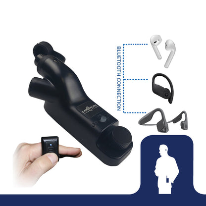 Earphone Connection Bluetooth Adapter and Remote Switch for Motorola XPR/APX with on/off switch, accessory jack and dual pairing-Tactical Source LLC