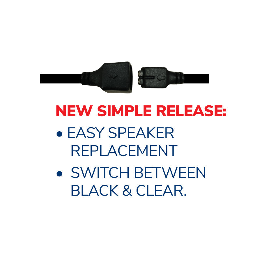 Earphone Connection Listen only 3.5mm micro speaker with Fin Ultra ear tips - Black-Tactical Source LLC