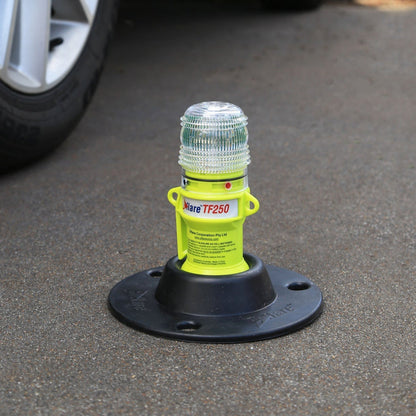 Eflare TF250 Safety Red Flashing with Torch Function and Rubber Base-Tactical Source LLC