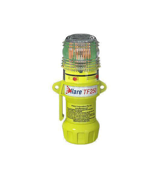 Eflare TF250 Safety Red Flashing with Torch Function and Rubber Base-Tactical Source LLC