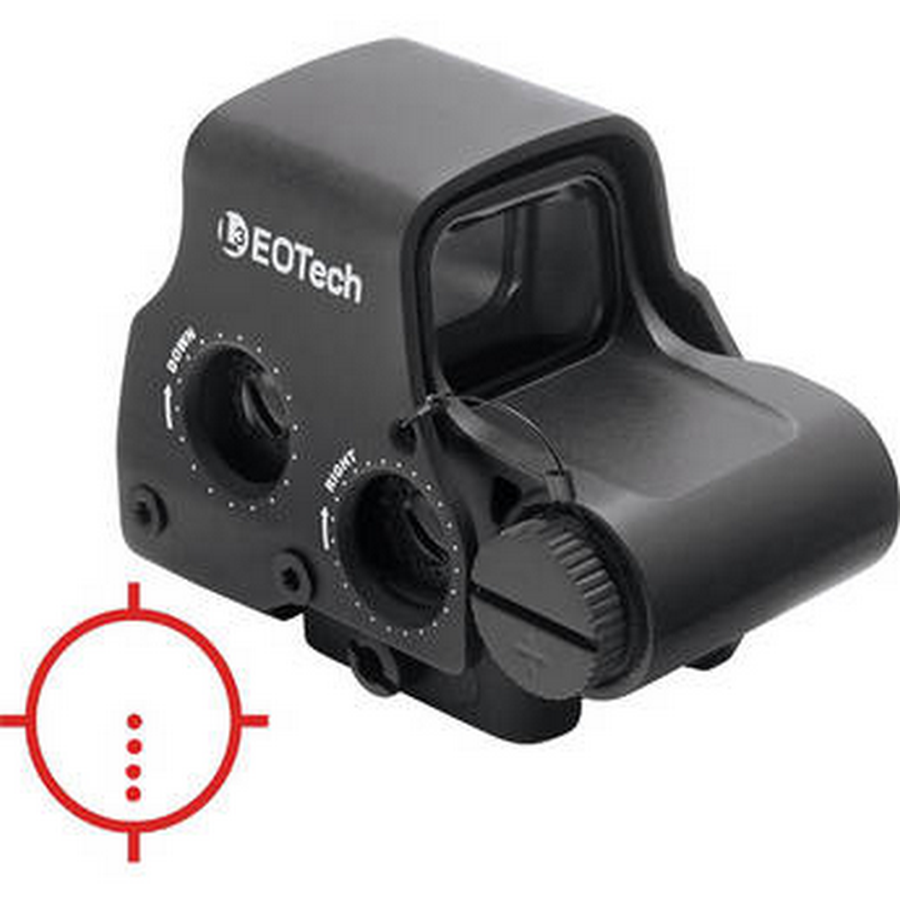 EOTech EXPS3 Military Weapon Sight Red 4 Dot/65MOA Circle Black-Tactical Source LLC