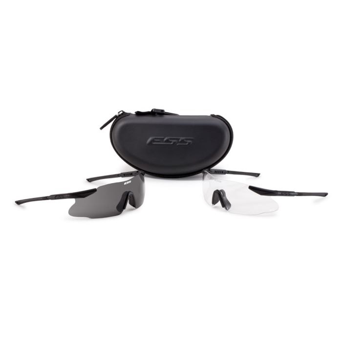 ESS 740-0003 ICE 2X Safety Glasses Kit, Black, Universal Size, 1 Kit-Tactical Source LLC