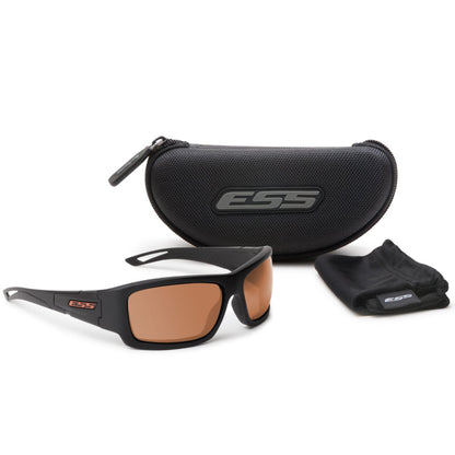 ESS Credence Sunglasses Black Frame Mirrored Copper Lens-Tactical Source LLC