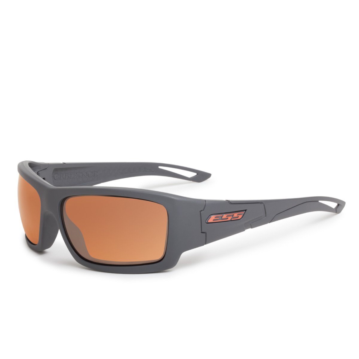 ESS Credence Sunglasses Gray Frame Mirrored Copper Lens-Tactical Source LLC