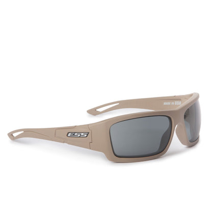ESS Credence Sunglasses Terrain Tan Frame Smoke Gray Lens-Tactical Source LLC