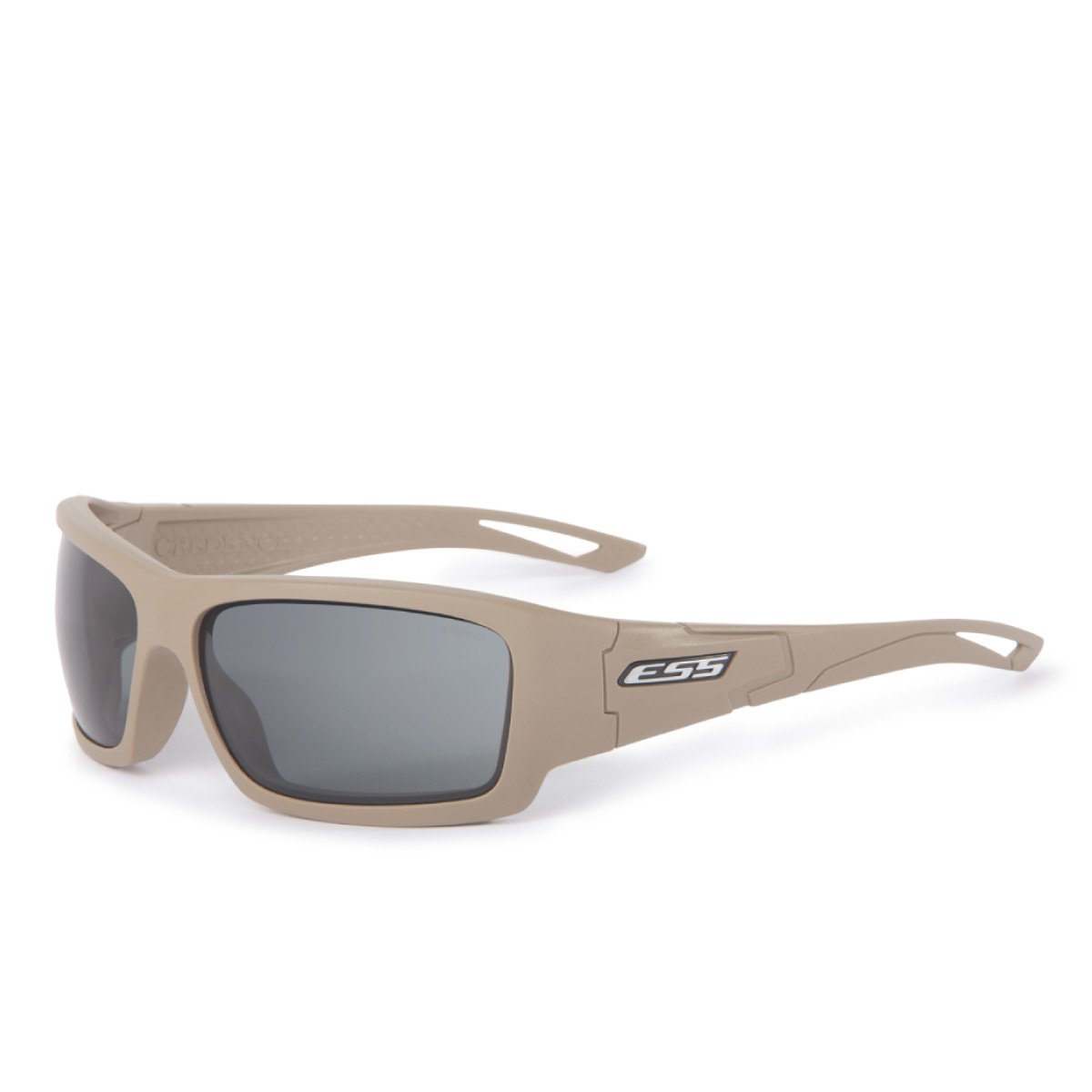 ESS Credence Sunglasses Terrain Tan Frame Smoke Gray Lens-Tactical Source LLC
