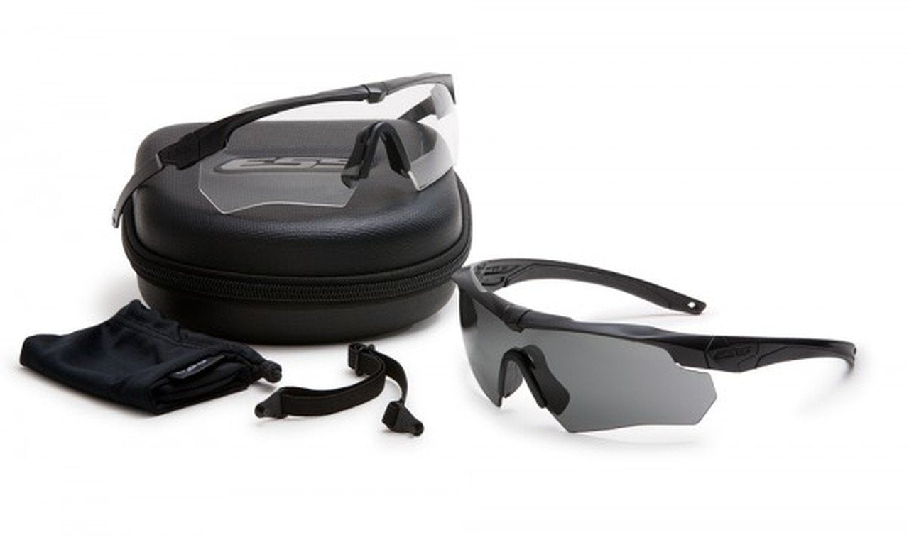 ESS Crossbow Suppressor 2X Kit Complete Clear and Gray Eyewear-Tactical Source LLC