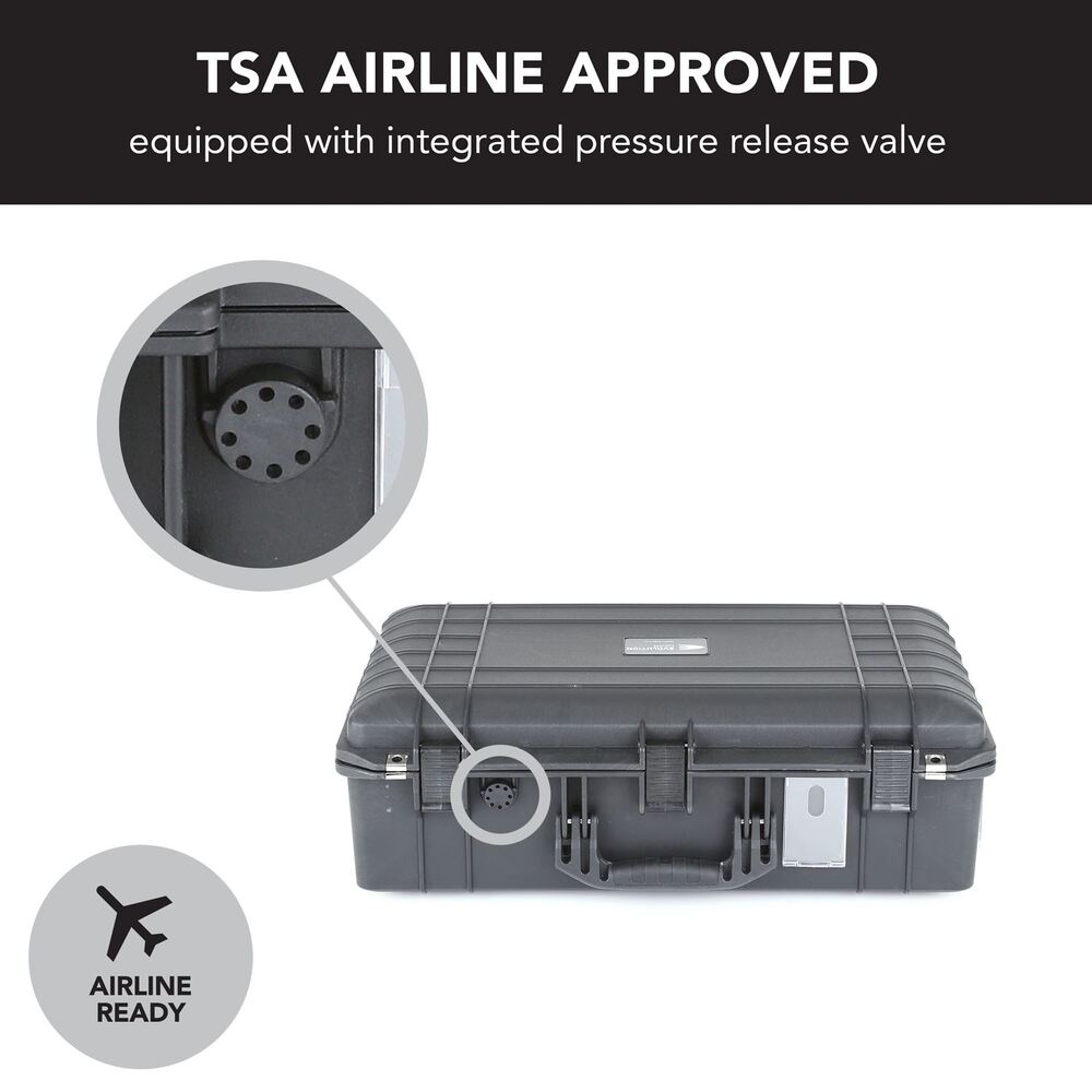 Evolution Gear 3750 Lite Series Hard Case in Black-Tactical Source LLC