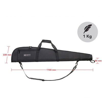 Evolution Gear 44 Inch Shotgun Soft Case Bag with 1680D Tough Fabric Black-Tactical Source LLC