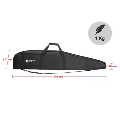 Evolution Gear 52 Inch Rifle Soft Case Gun Bag with Thick Padding and 1680D Exterior Black-Tactical Source LLC