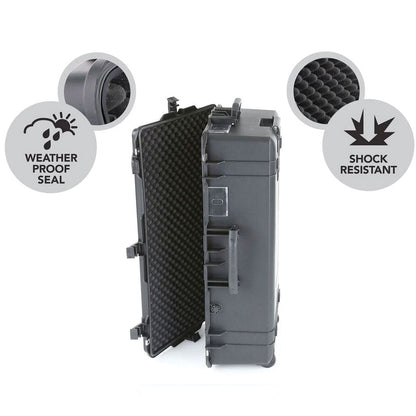 Evolution Gear 5660 Lite Series Trolley Hard Case in Black-Tactical Source LLC
