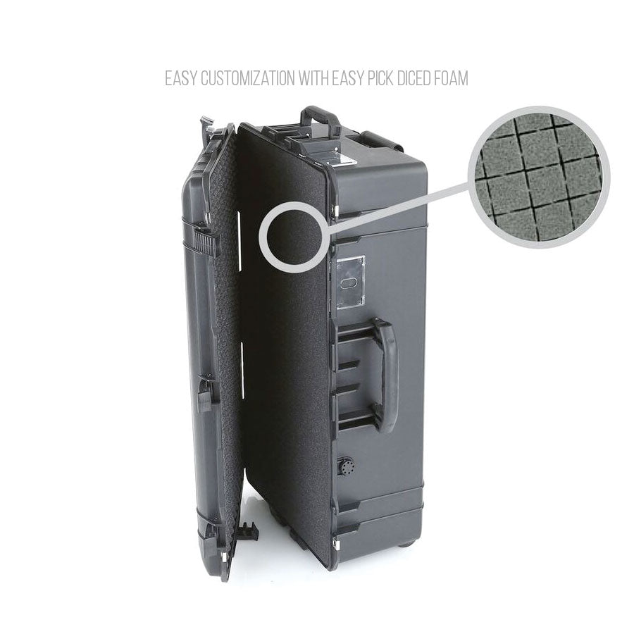 Evolution Gear 5660 Lite Series Trolley Hard Case in Black-Tactical Source LLC