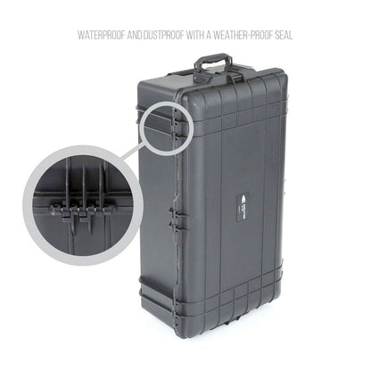 Evolution Gear 5660 Lite Series Trolley Hard Case in Black-Tactical Source LLC
