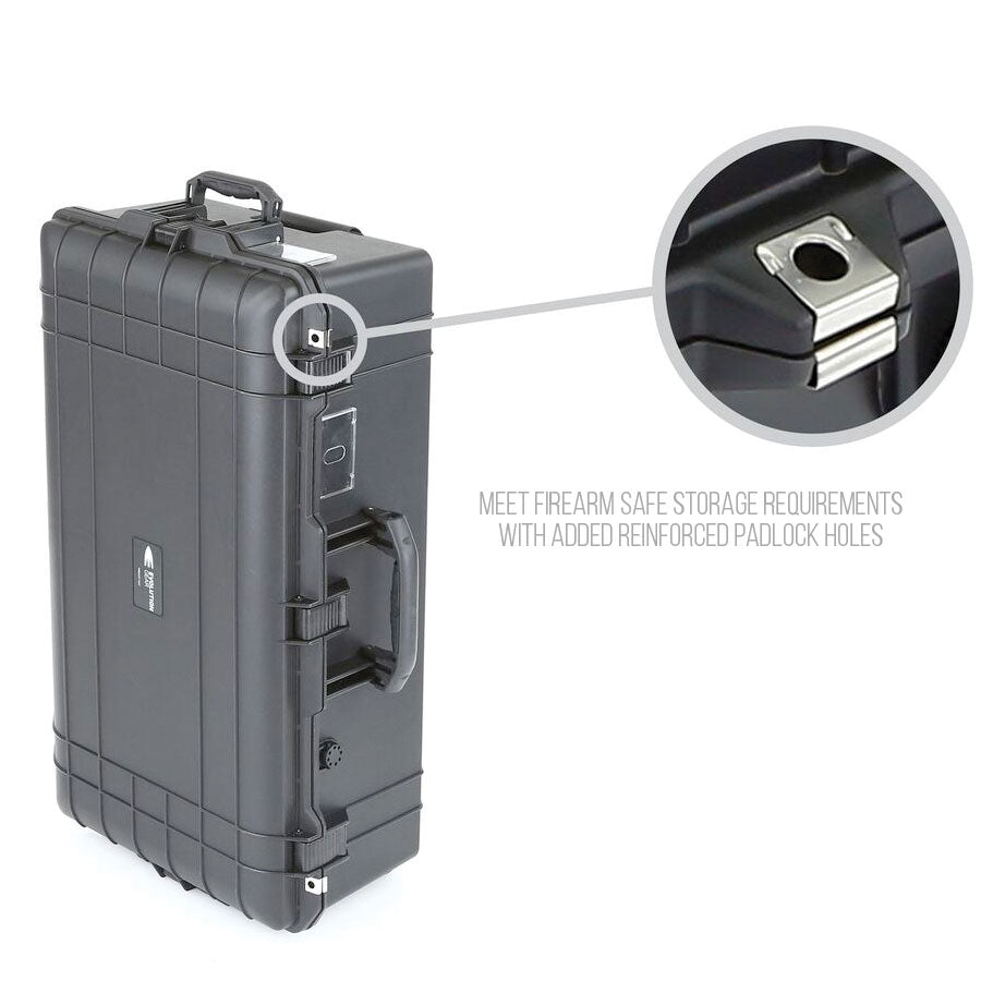 Evolution Gear 5660 Lite Series Trolley Hard Case in Black-Tactical Source LLC