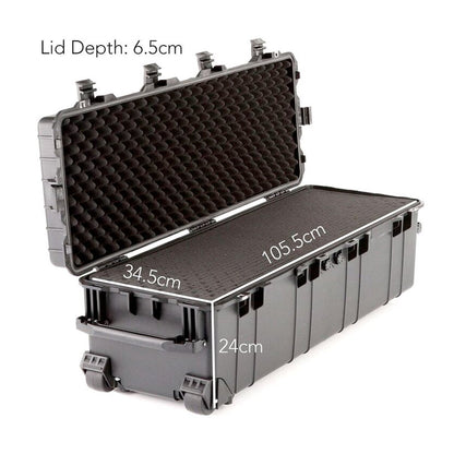 Evolution Gear Deep and Long Hard Telescope Case 2535 Black-Tactical Source LLC